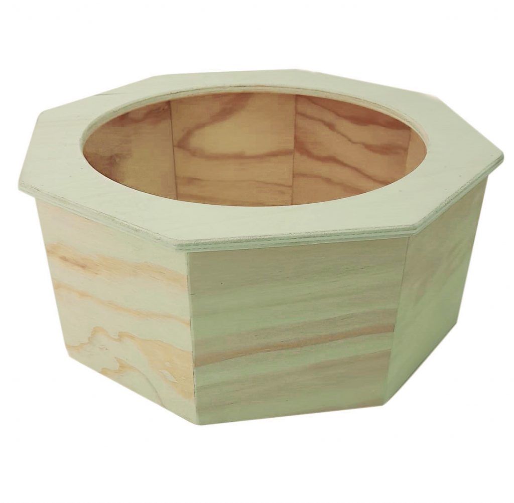 champanera o cubitera de madera