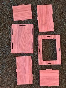 Servillletero desmontable fabricado en madera para reclamo publicitario