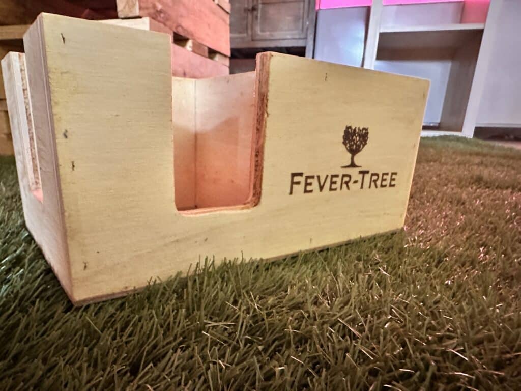 organizador fabricado en madera personalizado laser