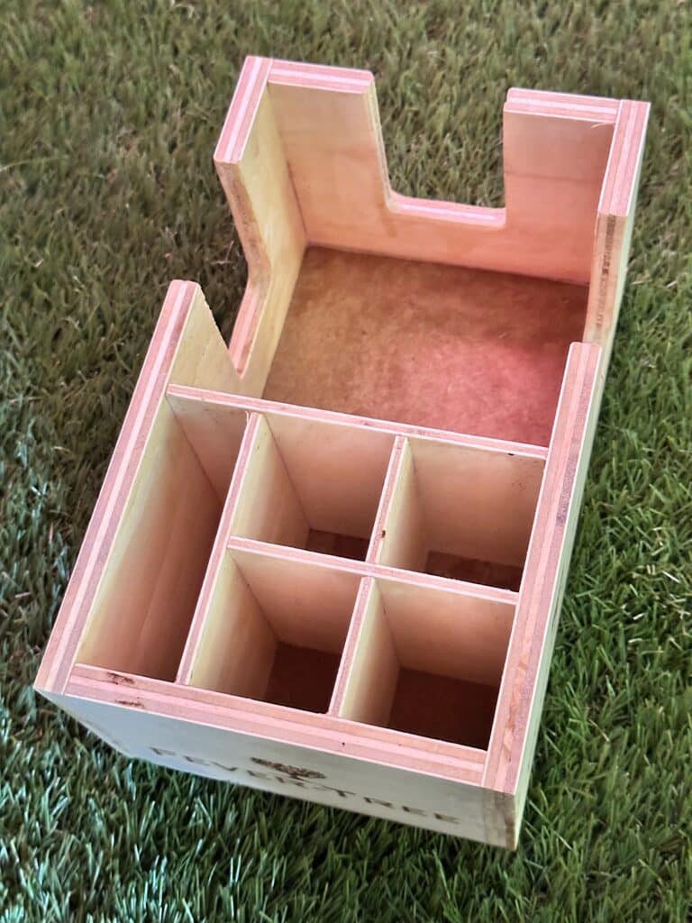 organizador fabricado en madera personalizado laser plazo de entrega rapido