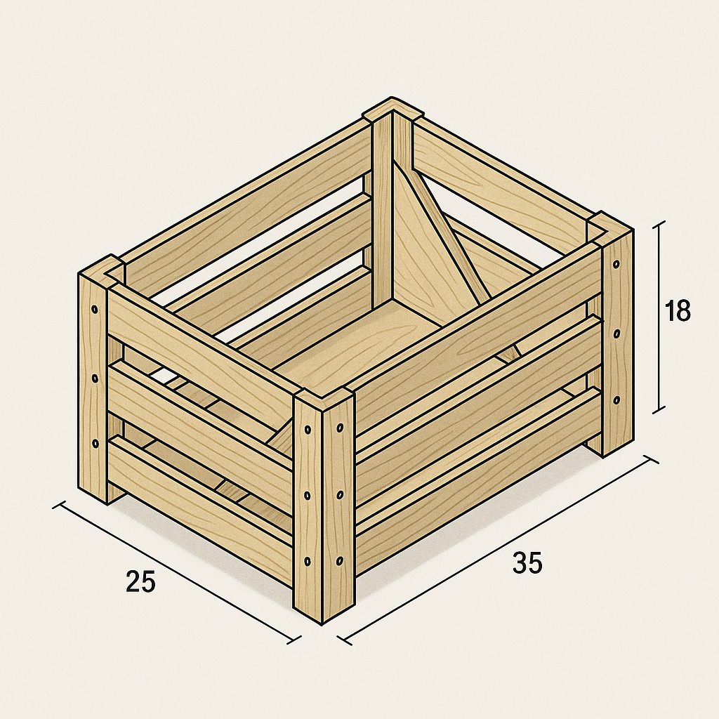 caja de madera para fruta serpro services