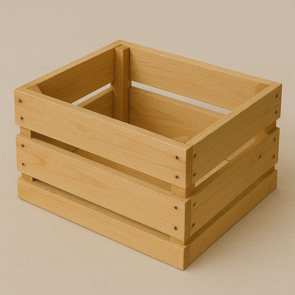 caja de madera para fruta