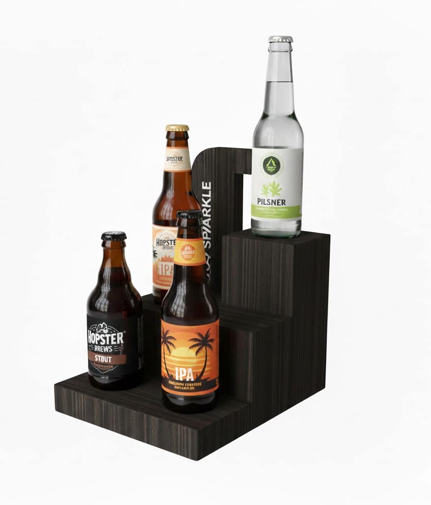 Glorificador 4 botellas de cerveza