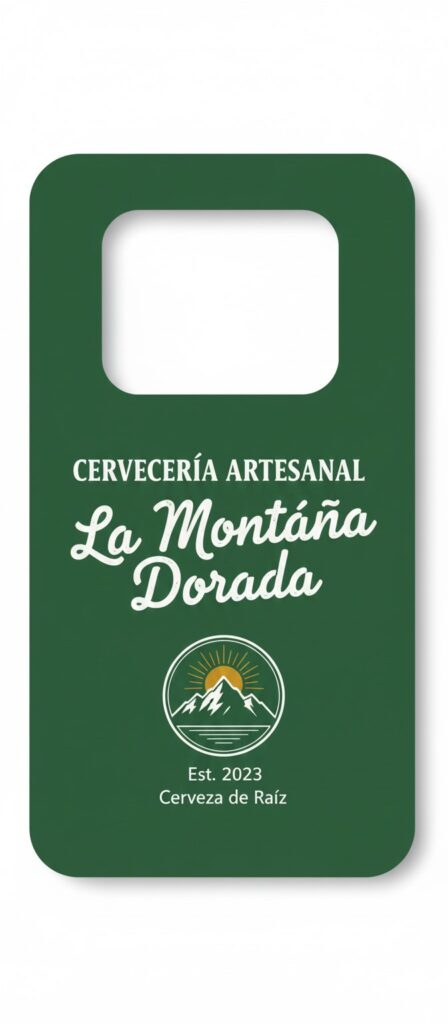 cuelga puertas madera version cerveza verde
