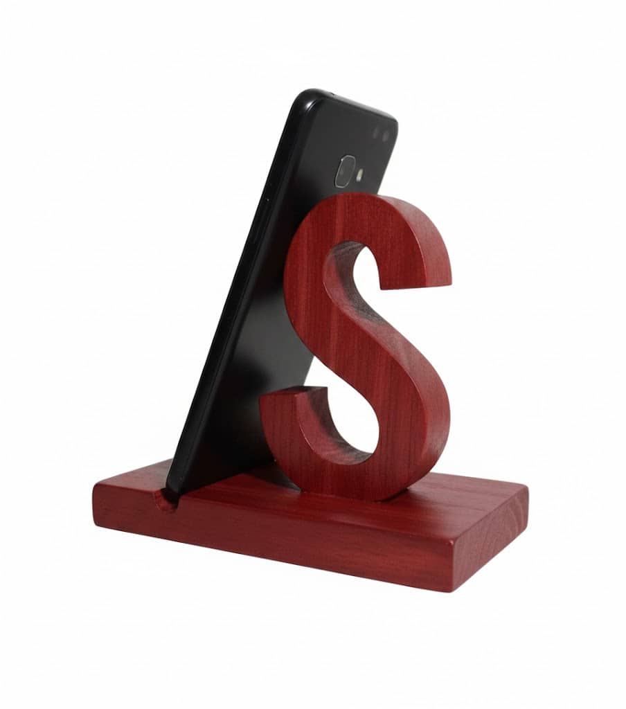 soporte con la letra S para moviles