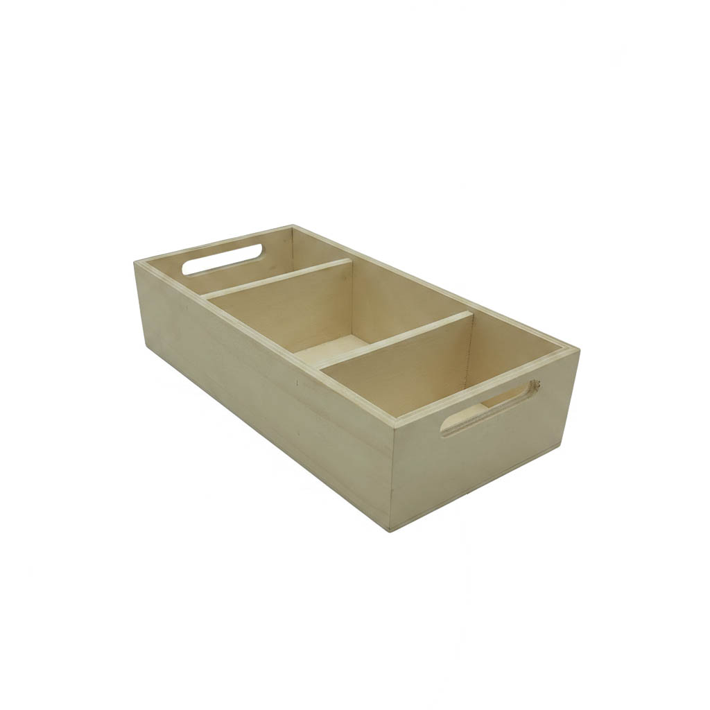 Caja 3 compartimentos Bare