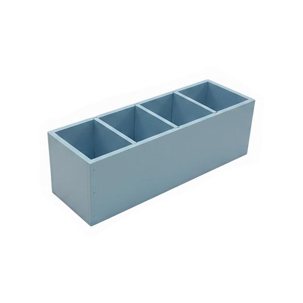 Cubo 4 huecos ( cubertero )