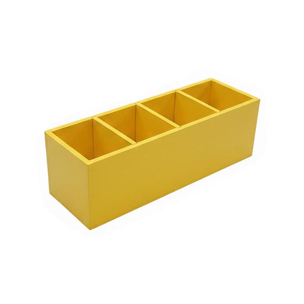 Cubo 4 huecos ( cubertero )