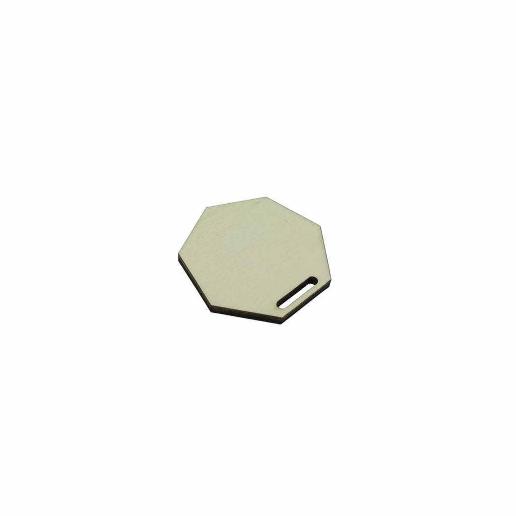 Medalla hexagonal 6x6 cm