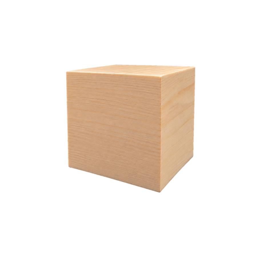 Cubo 60x60 mm madera abeto-pino