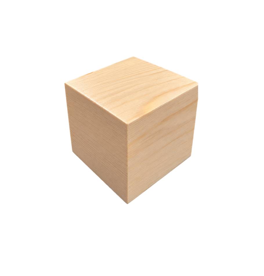 Cubo 60x60 mm madera pino
