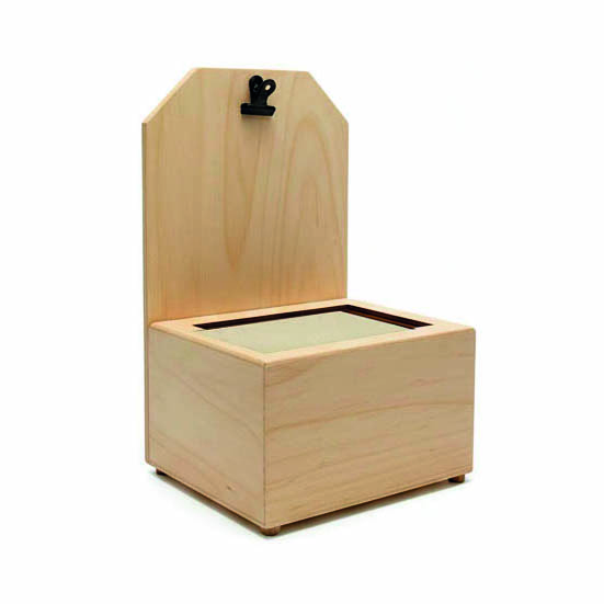 Servilletero sobremesa c/tabla c/pinza