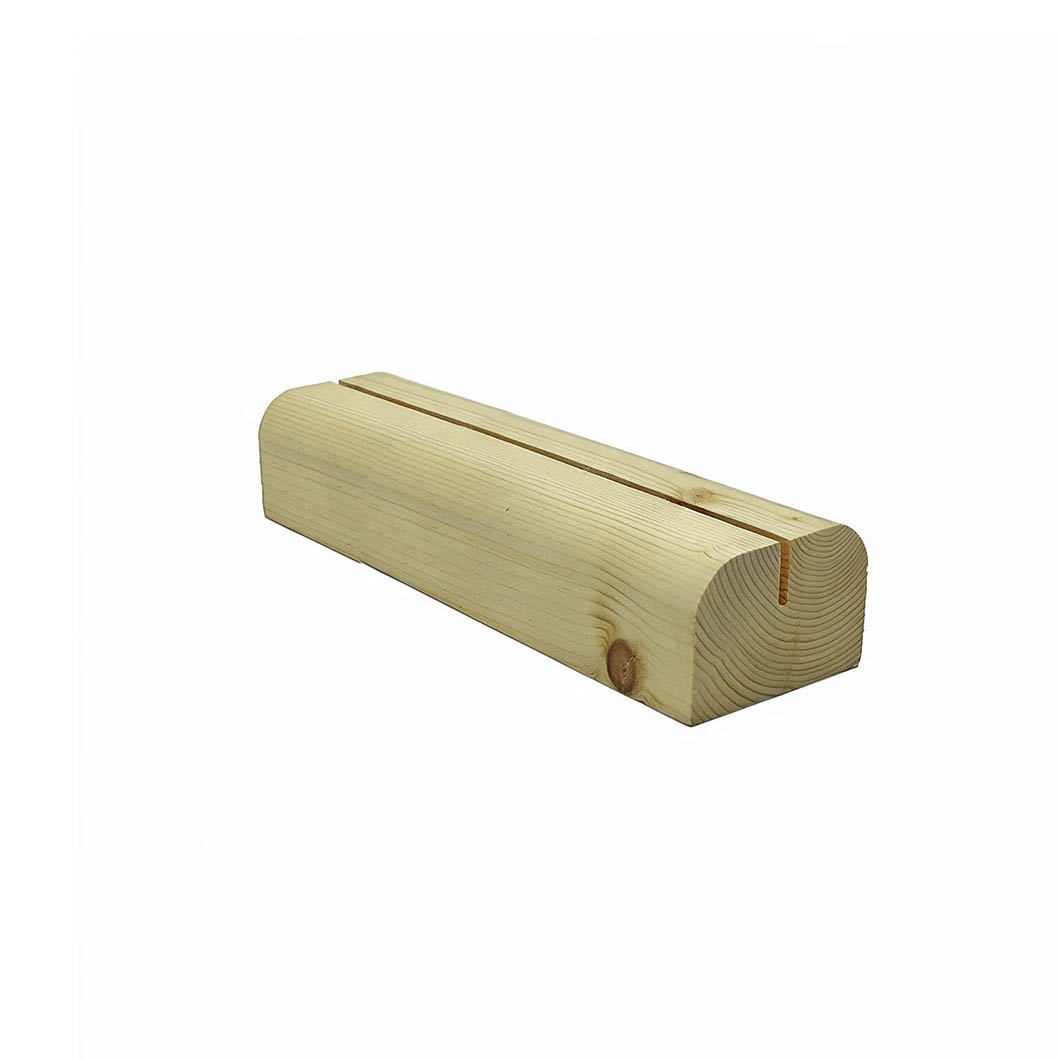 Peana curva A4 21 cm  con ranura 3 mm