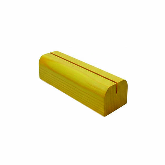 Peana curva A4 21 cm  con ranura 3 mm