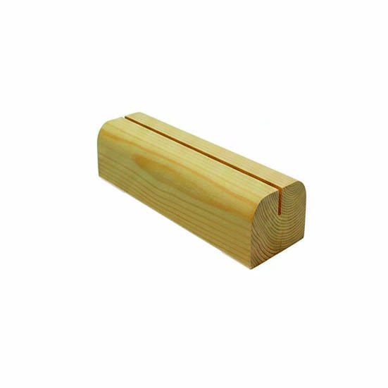 Peana curva A4 21 cm  con ranura 3 mm