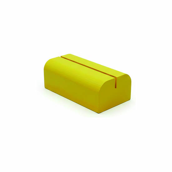 Peana curva A6 10,5 cm  con ranura 3 mm