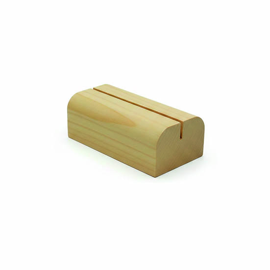 Peana curva A6 10,5 cm  con ranura 3 mm