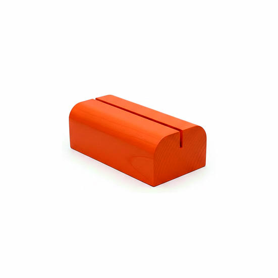 Peana curva A6 10,5 cm  con ranura 3 mm