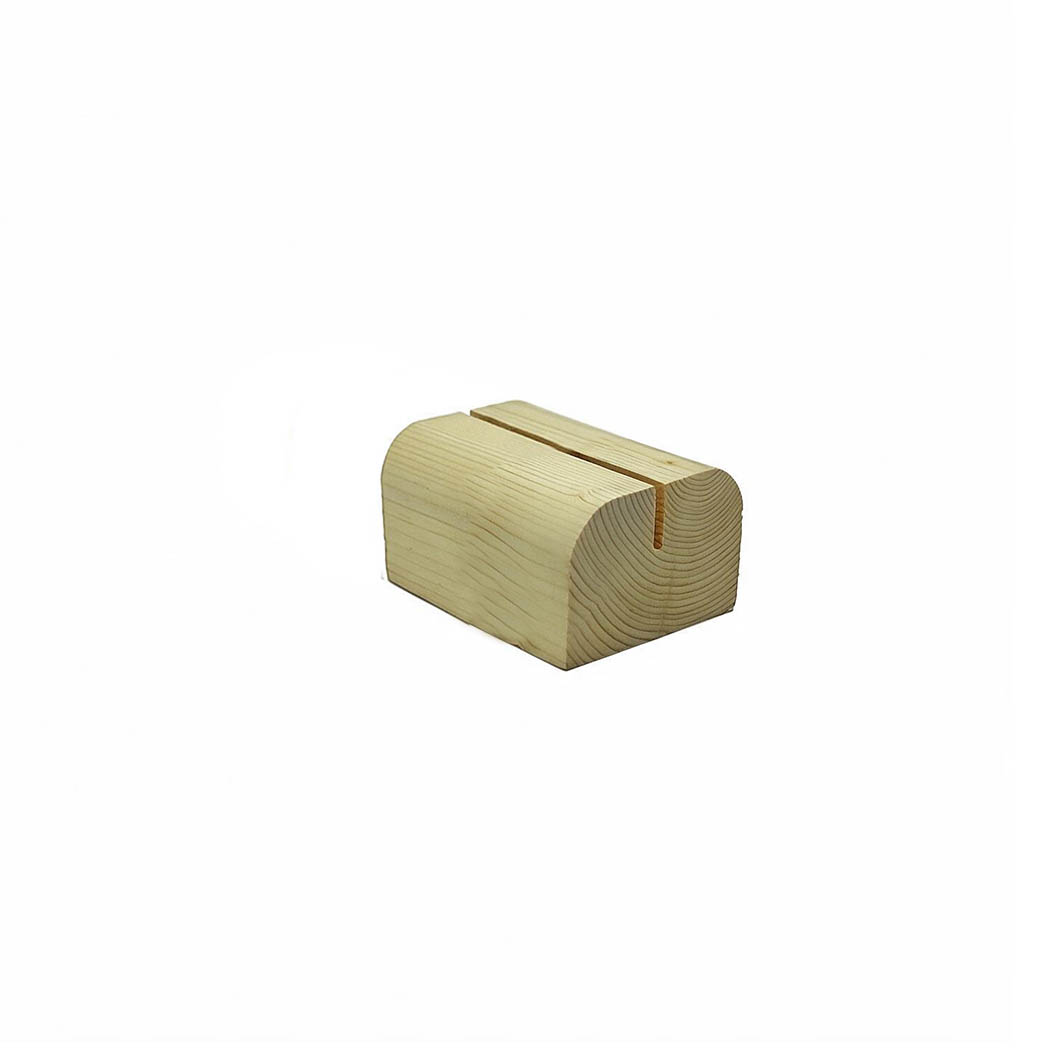 Peana curva A7 7,4 cm  con ranura 3 mm