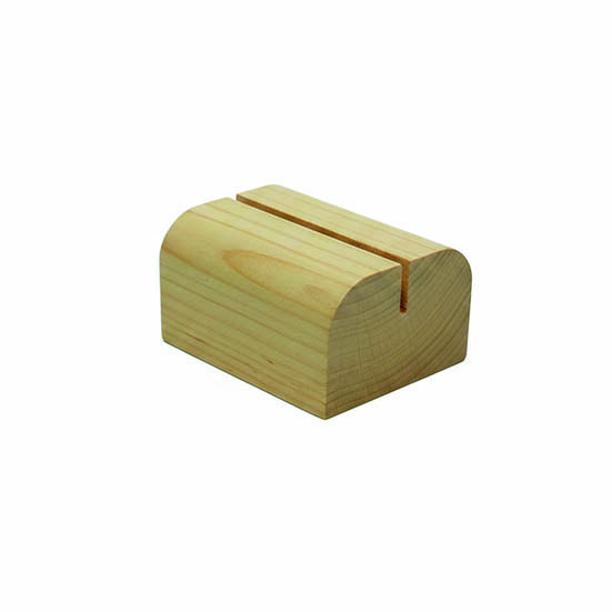 Peana curva A7 7,4 cm  con ranura 3 mm