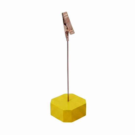 Peana con pinza cocodrilo