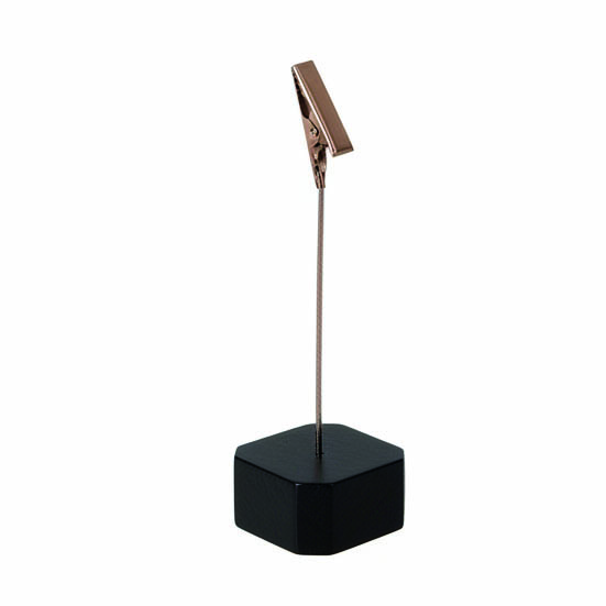 Peana con pinza cocodrilo