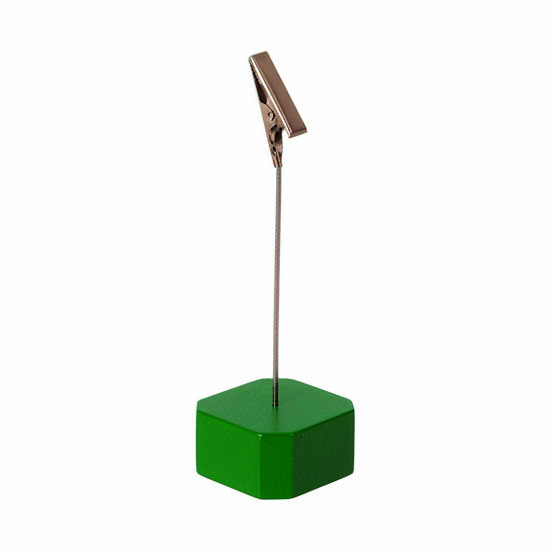 Peana con pinza cocodrilo