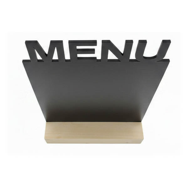 Pizarra MENU con peana 21x29,7 cm A4