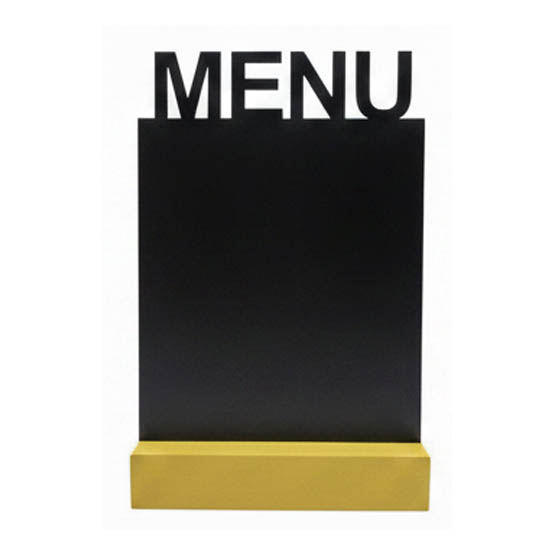 Pizarra MENU con peana 14,8x21 cm A5