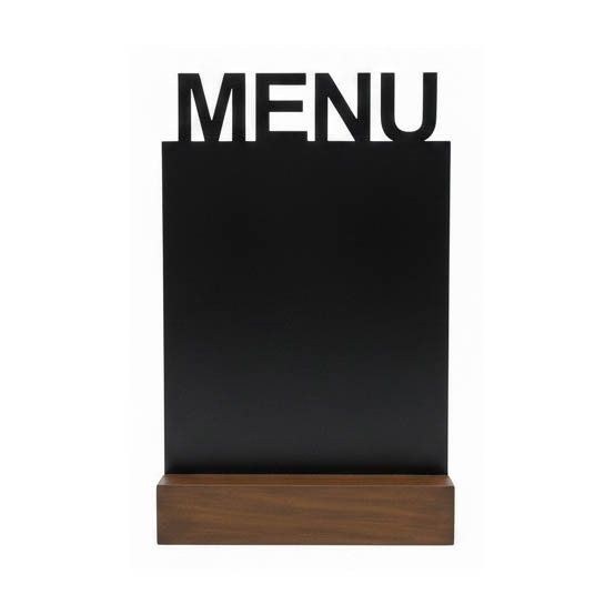 Pizarra MENU con peana 14,8x21 cm A5