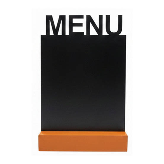 Pizarra MENU con peana 14,8x21 cm A5