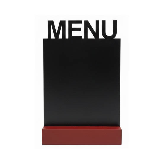 Pizarra MENU con peana 14,8x21 cm A5