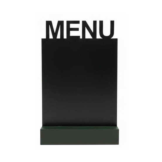 Pizarra MENU con peana 14,8x21 cm A5