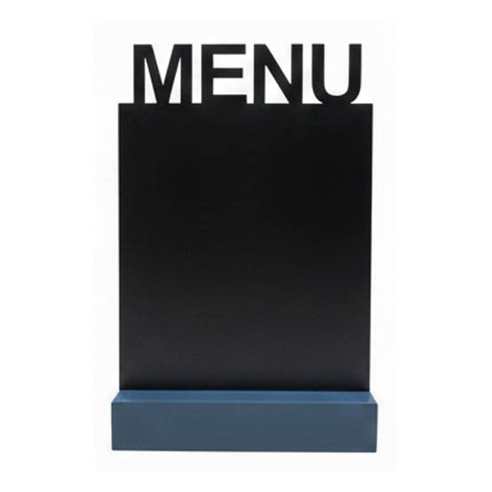 Pizarra MENU con peana 14,8x21 cm A5