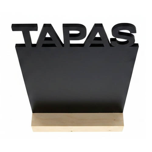 Pizarra TAPAS con peana 21x29,7 cm A4