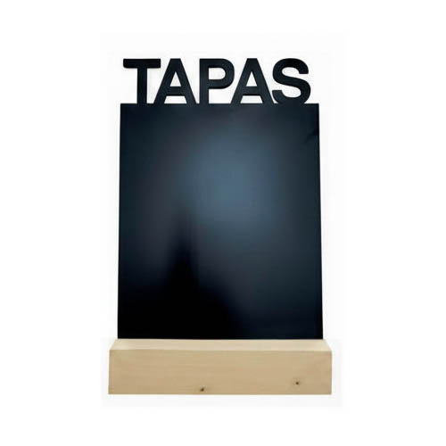 Pizarra TAPAS con peana 21x29,7 cm A4