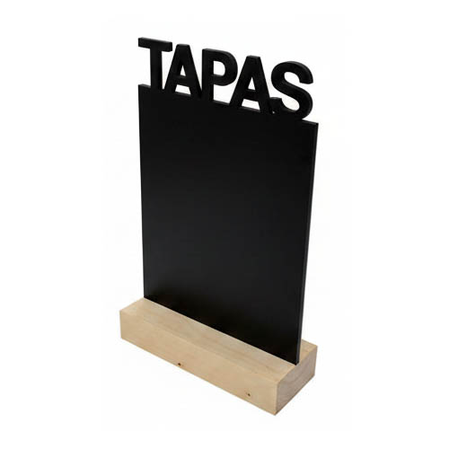 Pizarra TAPAS con peana14,8x21 cm A5