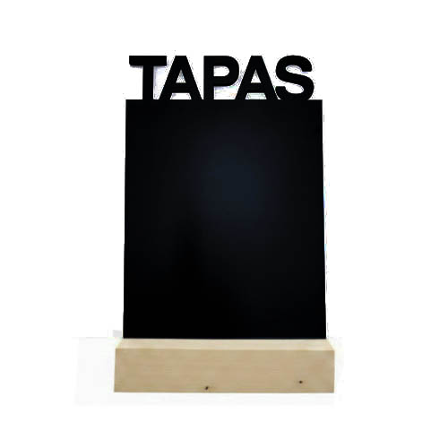 Pizarra TAPAS con peana14,8x21 cm A5