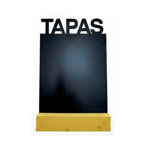 Pizarra TAPAS con peana14,8x21 cm A5