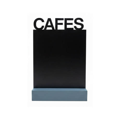Pizarra CAFES con peana  A5