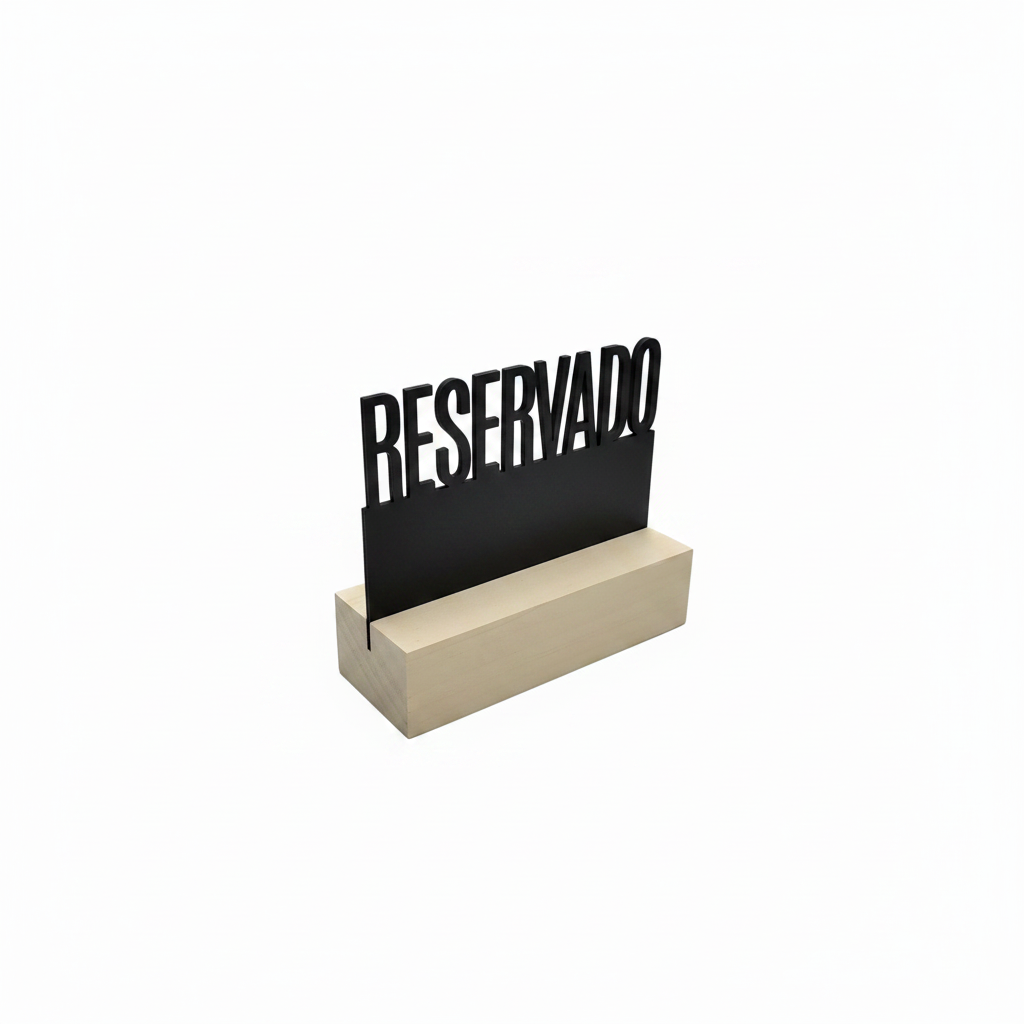 Peana RESERVADO zona pizarra