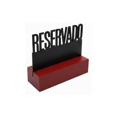 Peana RESERVADO zona pizarra