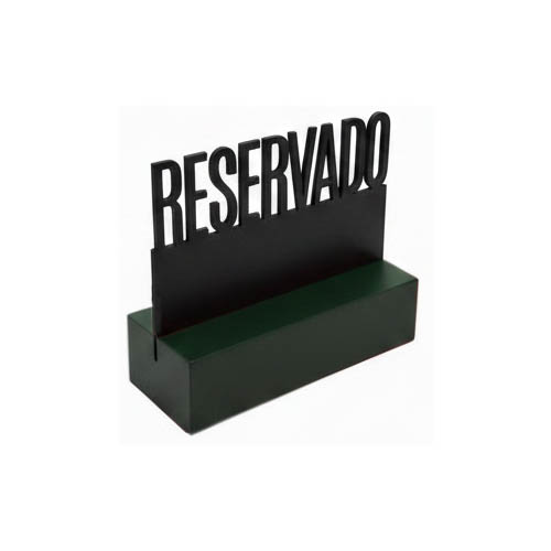 Peana RESERVADO zona pizarra