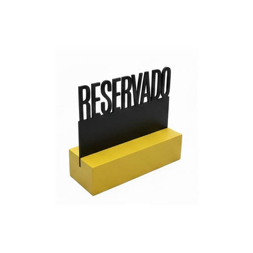 Peana RESERVADO zona pizarra