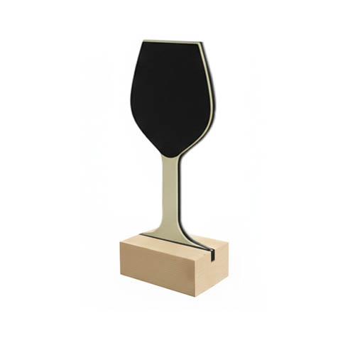 Pizarra Vino con peana 14,8 cm A5