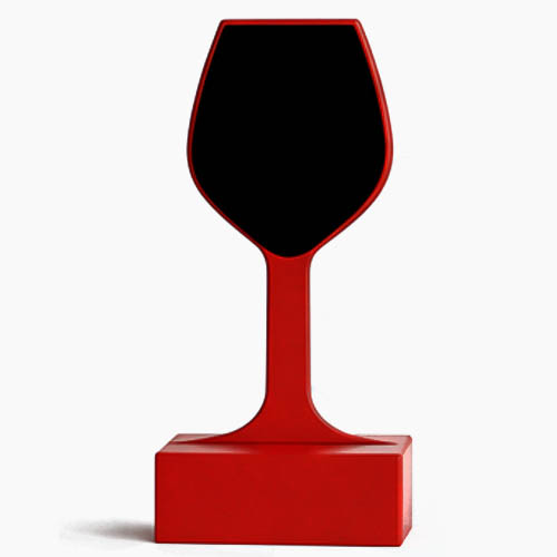 Pizarra Vino con peana 14,8 cm A5