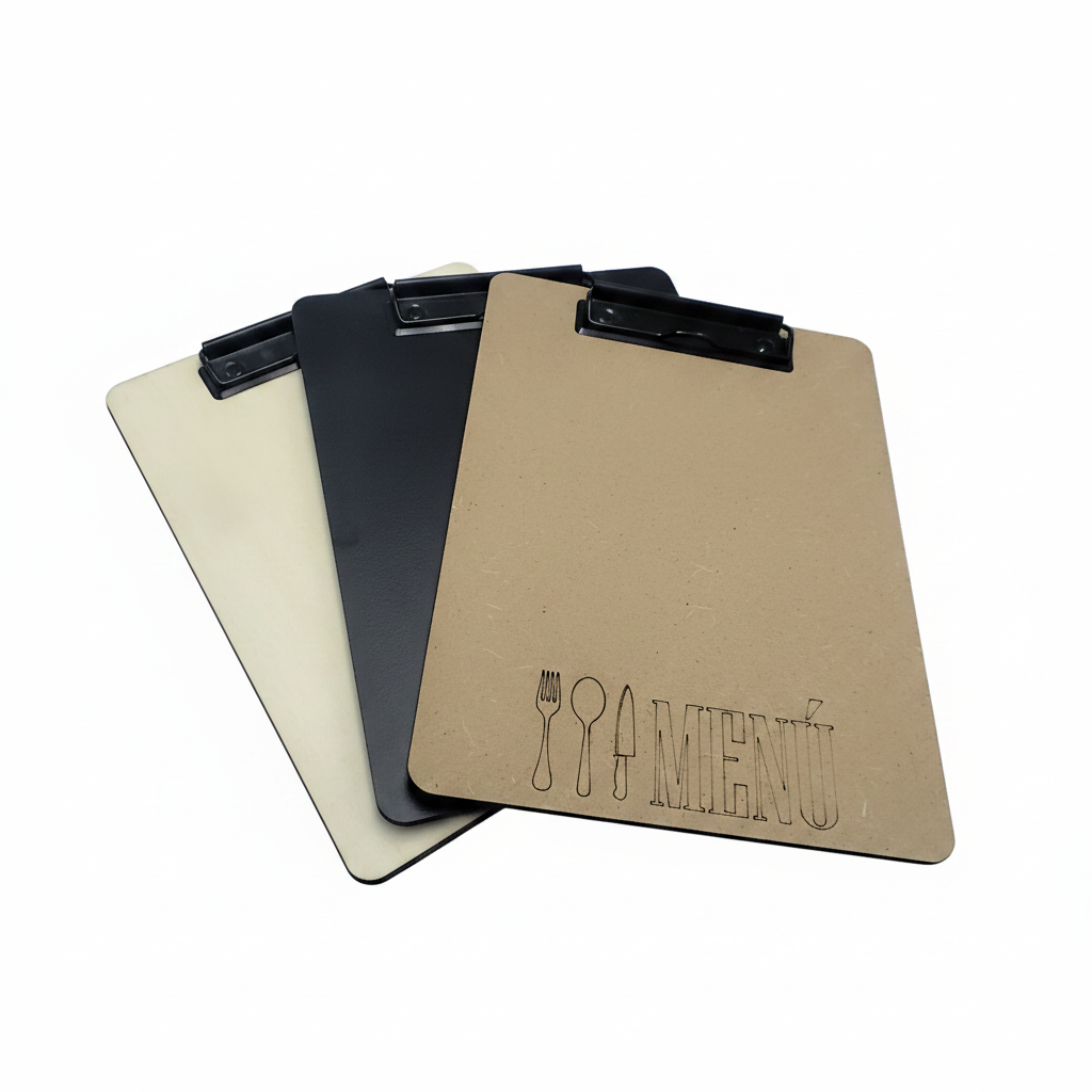 Carta menu DM con pinza A5