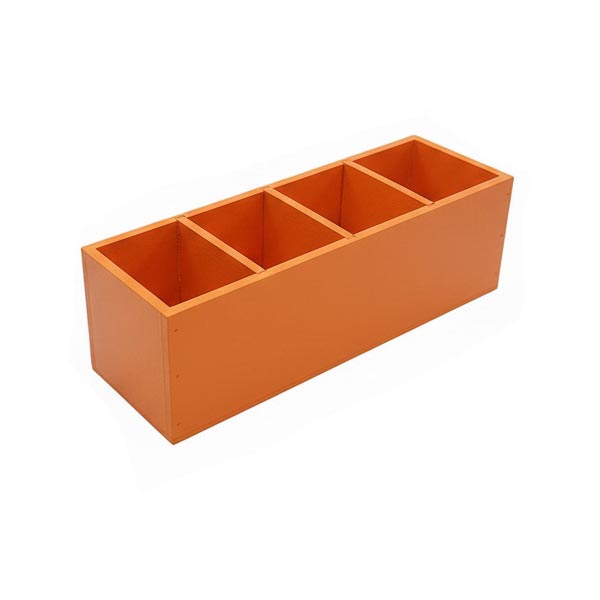 Cubo 4 huecos ( cubertero )