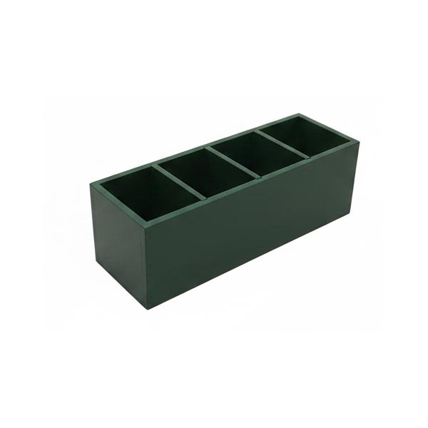 Cubo 4 huecos ( cubertero )