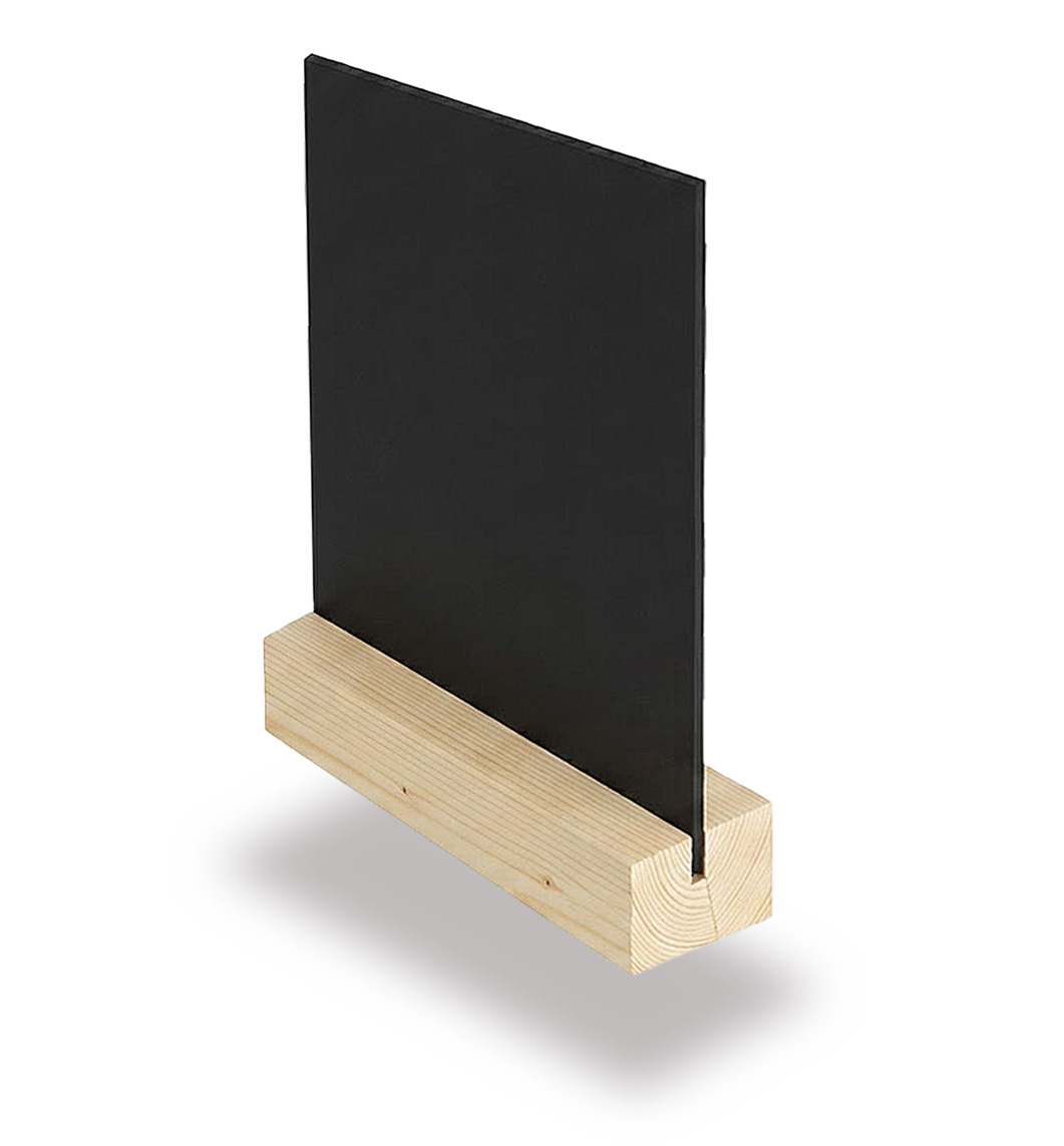 Peana A4 21 cm con pizarra